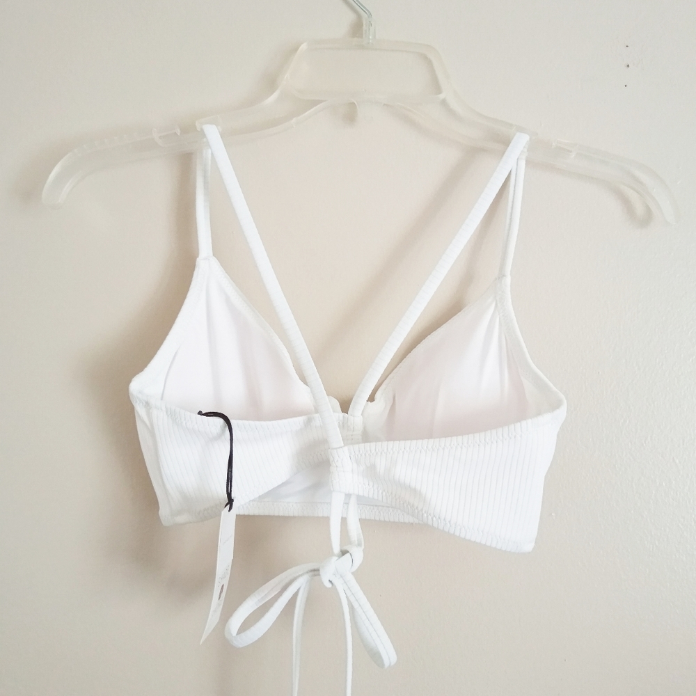 Shade & Shore NWT White Bikini Top - Picture 6 of 6